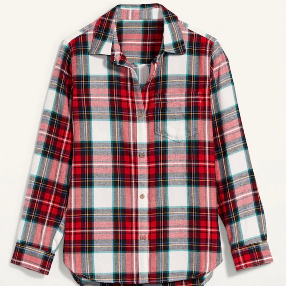Old Navy Classic Plaid Flannel Shirt